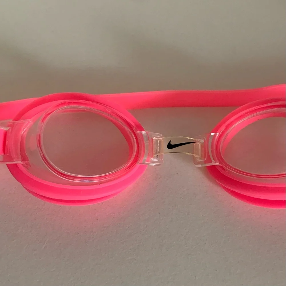 Hold Y2k Nike  neon pink clear goggles